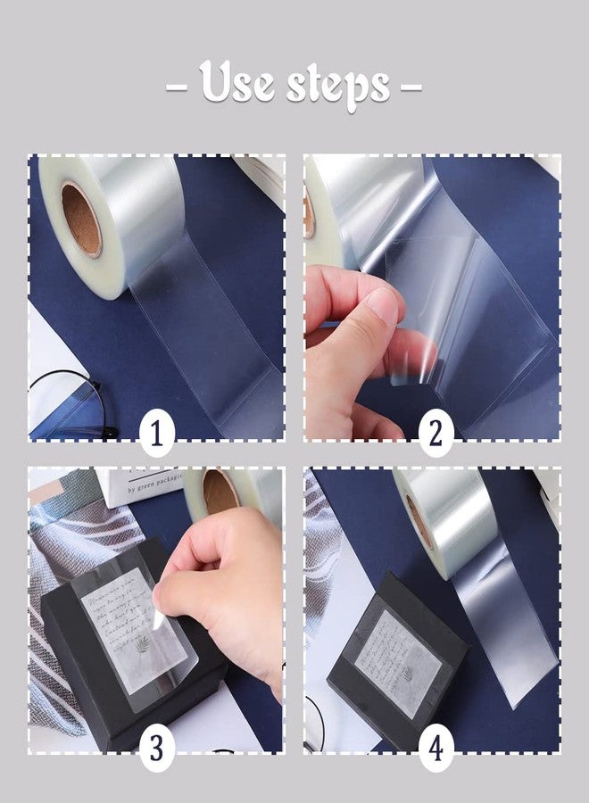 Prudiut 500 PCS Label Protectors, Clear Label Protectors Waterproof Clear Labels for Protecting Barcodes, Books, Numbers, Clothes Food Labels in Laboratory, Library, Office, Supermarket (3.35×1.97inch) - Image 4